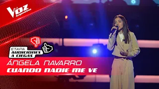 Ángela Navarro - “Cuando nadie me ve” - Audiciones a Ciegas - La Voz Argentina 2022