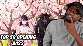 SO GOOD | Top 50 Anime Openings of 2023 Reaction