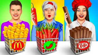 Tantangan Masak Aku vs Nenek | Tangangan Dekorasi Kue di Dapur Rahasia oleh MEGA GAME