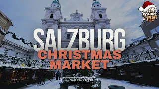 Christmas 4K Walking Tour - Salzburg Christmas Markets