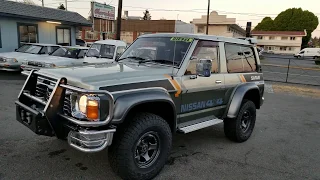 SOLD: 1989 Nissan Safari Y60, diesel TD42, VRY60, PTO winch,  5 speed manual RHD JDM USA Japan