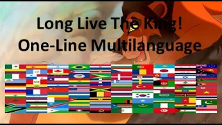 The Lion King - Long Live The King! - Multilanguage (62 Languages)