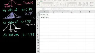 How to Find Area Under the Normal Curve Using Excel