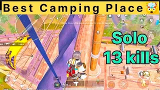 Best Camping Place In BGMI 🤯 | Solo 13 Kills Intance Gameplay 🥵