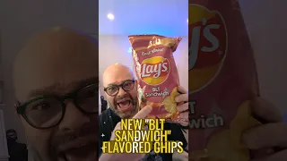 Trying the *NEW* BLT Sandwich Flavored Lays Chips! 🥓🥬 Good Idea or Epic Fail? Let's Taste Test & See