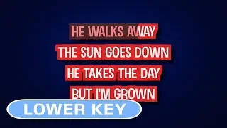 Amy Winehouse - Tears Dry On Their Own | Karaoke Lower Key
