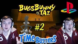 Bugs Bunny & Taz - Time Busters (Part 2 - Aztec Era) [Facecam PS1 Walkthrough Gameplay]