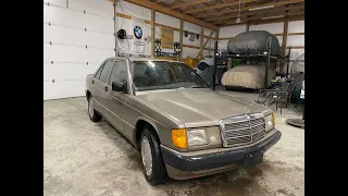 Mercedes 190e W201 Fuel Filter Change