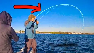 Tossed a Live Shrimp in a Public Waterway & Almost Caught a PRIZED Fish!