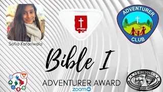 Bible I Adventurer Award