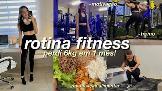 emagreci 6kg em 1 mês seguindo essa rotina | vlog 5 AM, dieta, treino, dicas de hábitos saudáveis..