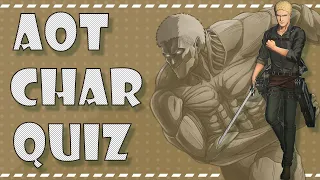 Attack on Titan Character Quiz - 30 Characters [Very Easy to Very Hard]