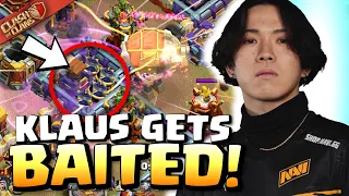 Klaus gets BAITED by GENIUS Small Bomb TRAP! Clash of Clans