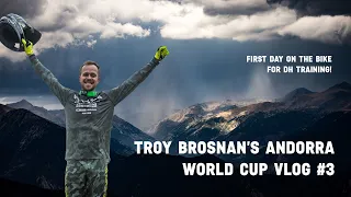 Dry and dusty on track! Riding DH in Andorra for World Cup round 4! Vlog #3