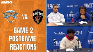 Brunson, Hart, Randle, & Barrett on How They'll Respond to Loss vs Cavs at MSG | New York Knicks