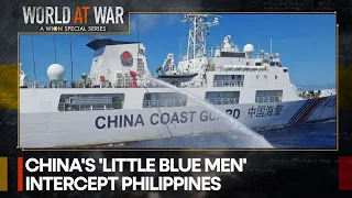 China shoots water cannon on a Filipino supply ship in South China Sea | World At War