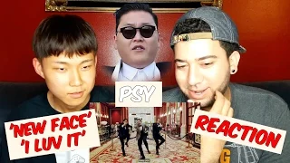 PSY 'NEW FACE' and 'I LUV IT' M/V REACTION K-POP