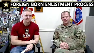 Can NON-Citizen And Foreign Born People Join The Army?! | Non-Citizen Enlistment