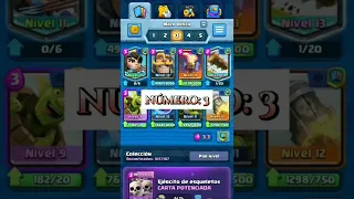 Top 5 mazos más odiados de Clash Royale #shorts #clashroyale #top