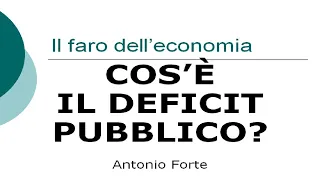 Cos'è il deficit pubblico?