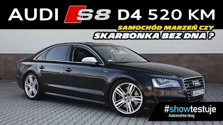 Audi S8 (D4) V8 TFSI 520 KM - stary, ale jary? [ SAMOCHODY Z DUSZĄ odc. 13 ] #showtestuje​ VLOG