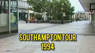 Southampton 1994 WestQuay site, Tyrell & Green, University, Marlands, Titanic Memorial Video Tour