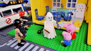 story Peppa Pig Playmobil - the ghost and haunted house of Pepp and George