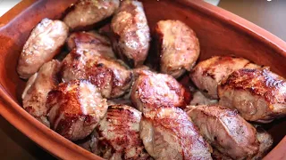 Pork Cheeks Braised in Beer in Römertopf / Clay Cooker - Recipe # 135