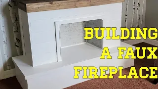 How to Build a DIY Faux Fireplace