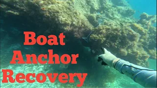 Finding a lost boat anchor