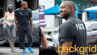 Kanye West's Stylish LA Ice Cream Date With Wife Bianca Censori In YZY Shoes! | Backgrid.com