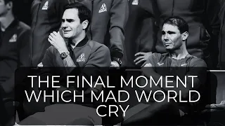 Rafael Nadal crying Roger federal final math 2022 |pure friendship|sports beautiful moments nadel