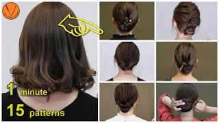 【updo hairstyles】Easy bun hairstyle // Hair Tutorials // chinon // hair stylist