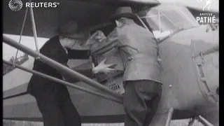 Daredevil is rescued from Devil's Tower (1941)