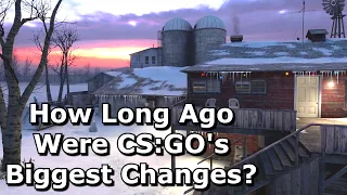 How long ago were CS:GO's greatest updates?
