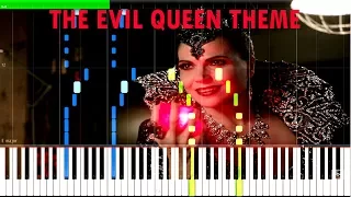 The Evil Queen Theme - OST Once Upon A Time [Synthesia Piano Tutorial]