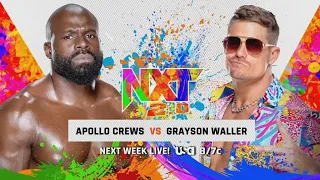 Apollo Crews vs Grayson Waller (Full Match Part 1/2)