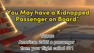 (Full Video)- ATC “You May have a Kidnapped Passenger On Board” 😱 (Real ATC)