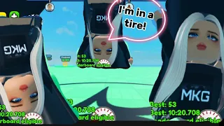 Obby But You're In A Tire! Roblox
