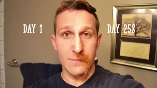 Growing Mustache Timelapse (9 Months)