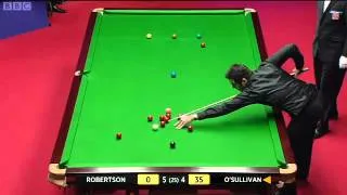 SNOOKER 2012 WSC QF1 , RONNIE O'SULLIVAN vs NEIL ROBERTSON Frame-10