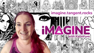 Coloring Books!  IMAGINE with Katharyne! New HUGE Midjourney course + software bundle.  No grays!