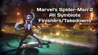 Marvel's Spider-Man 2 All Symbiote Finishers/Takedowns Animations