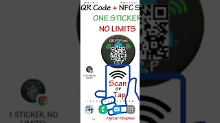 Use NFC OR QR CODES to instantly share a vcf contact card with a scan or tap