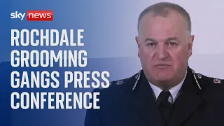 In full: Rochdale grooming gangs press conference