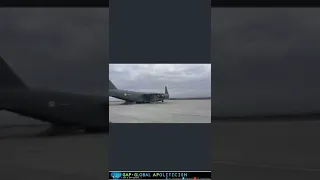 IAF's C17 Globemaster in Action for Operation Ganga