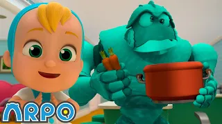 ARPO the Robot | Can't Stop DANCING!!! | Funny Cartoons for Kids | Arpo and Daniel