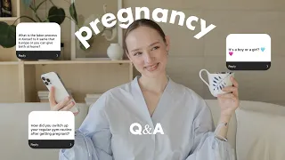 Pregnancy Q&A 🤍 huge culture shock of giving birth in Korea, fitness plan, baby name & more