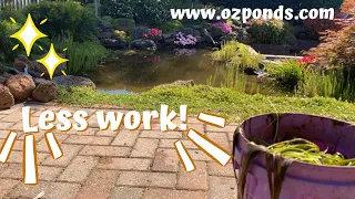 Tips to reduce pond maintenance