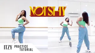 [PRACTICE] ITZY - 'Not Shy' - Dance Tutorial - SLOWED + MIRRORED